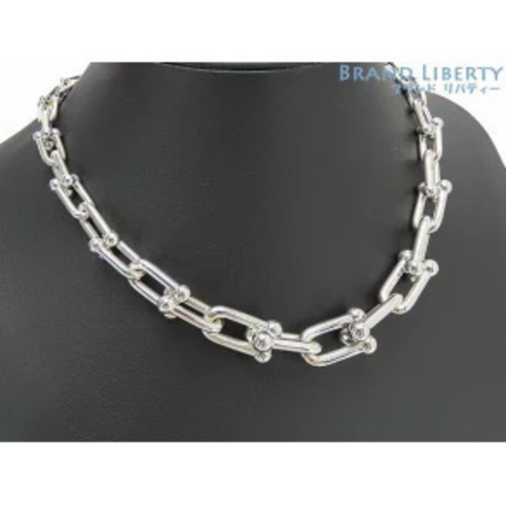 Tiffany Co Graduated Link Necklace Sterling Silver Choker Pendant